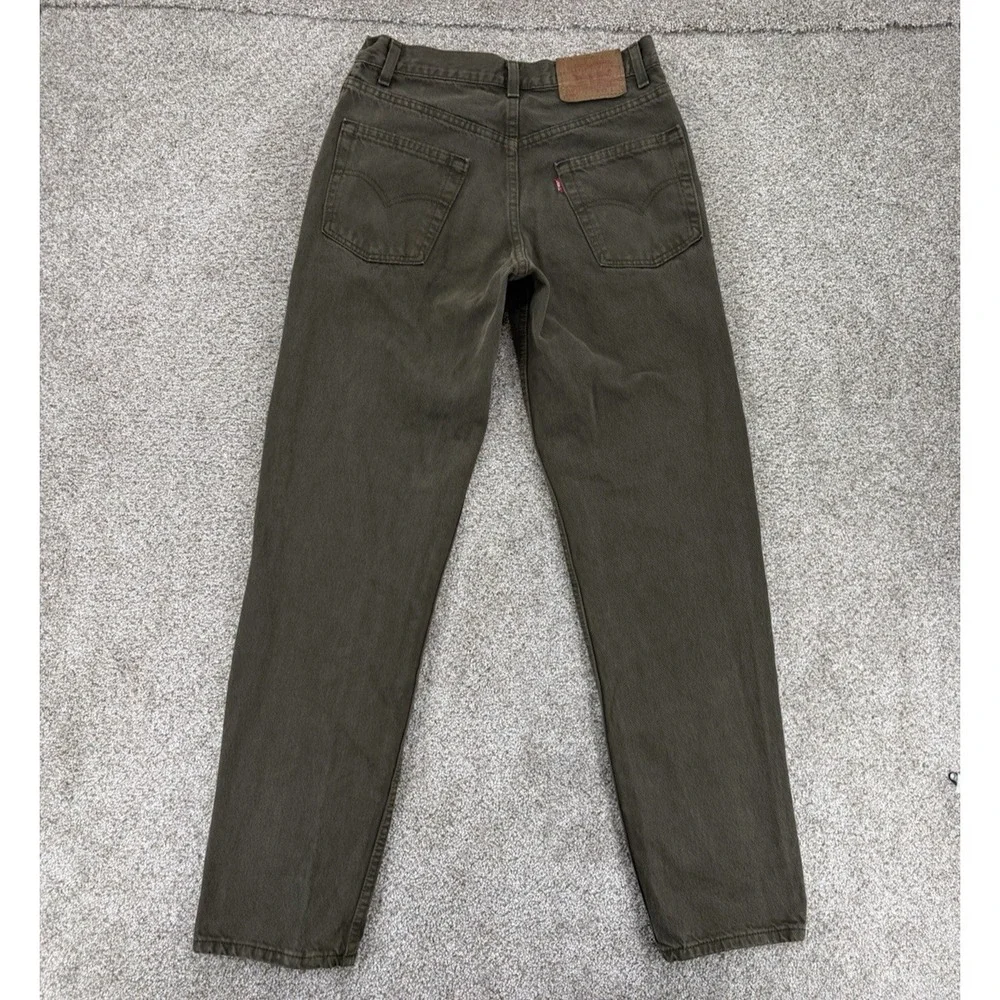 Vintage '02 Levi's 550 Jeans Men's 29x32 Green Cotton Denim‎ Relaxed Fit USA Y2K